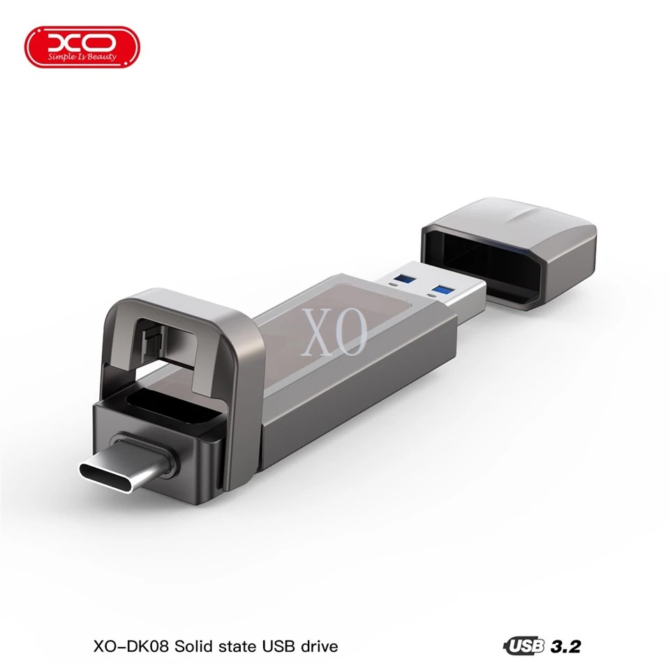 XO DK08 USB3.2 + TYPE-C Flash